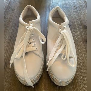 Flat White Espadrilles